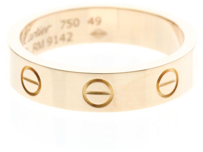 Anello Cartier Mini Love con Diamante in Oro Rosa - vista 2