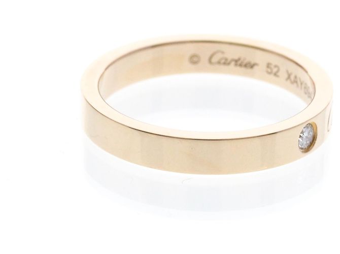 Alianza C de Cartier en oro rosa - vista 4