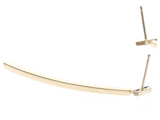 Autre Marque Orecchini a goccia Tiffany T-wire Bar in oro rosa (18K) - vista 12