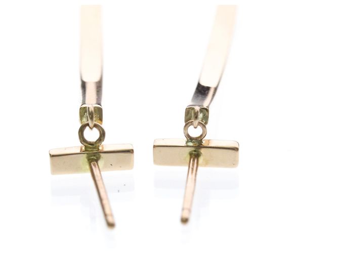 Autre Marque Orecchini a goccia Tiffany T-wire Bar in oro rosa (18K) - vista 3