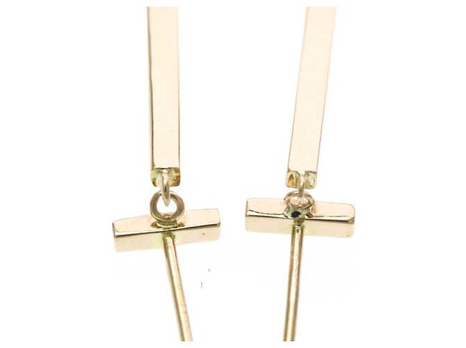 Autre Marque Orecchini a goccia Tiffany T-wire Bar in oro rosa (18K) - vista 4