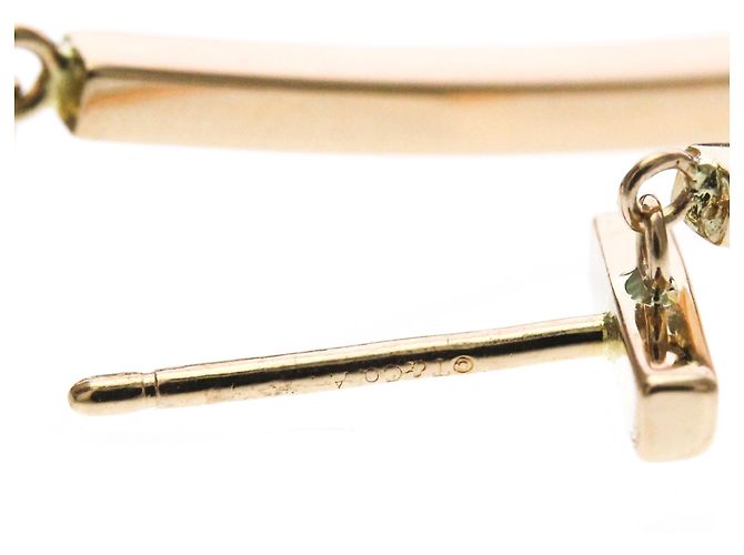 Autre Marque Orecchini a goccia Tiffany T-wire Bar in oro rosa (18K) - vista 6