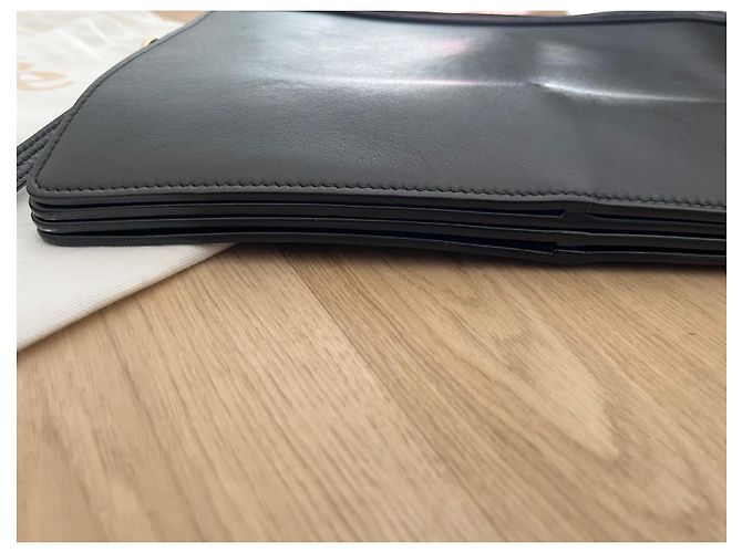 Chloé Bolsa de ombro Faye em couro e camurça preta - vista 6