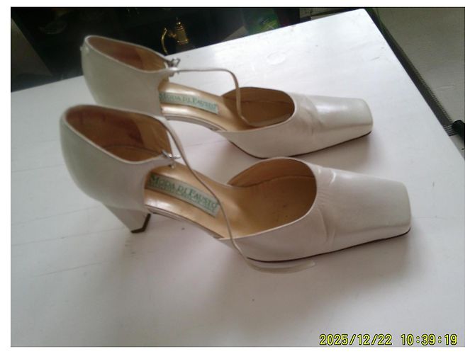 Autre Marque Moda di Fausto weiße Leder-Pumps - Ansicht 2
