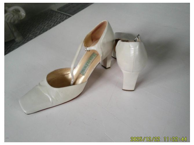 Autre Marque Moda di Fausto weiße Leder-Pumps - Ansicht 4
