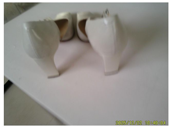 Autre Marque Moda di Fausto weiße Leder-Pumps - Ansicht 6