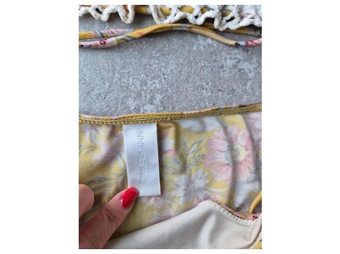Zimmermann Bañador de dos piezas de ganchillo y estampado floral - vista 3