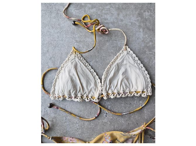 Zimmermann Bañador de dos piezas de ganchillo y estampado floral - vista 7