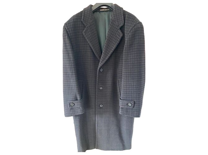 Courreges Courrèges Men's long checkered coat - view 2