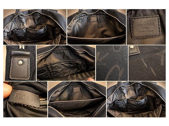 Louis Vuitton Keepall Bandoulière 55 Monogram Eclipse Black - view 6