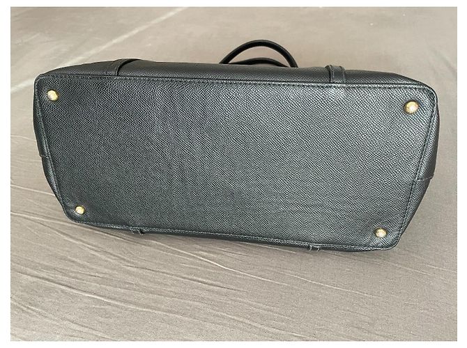 Dolce & Gabbana Miss Escape Shopper aus schwarzem Leder - Ansicht 5