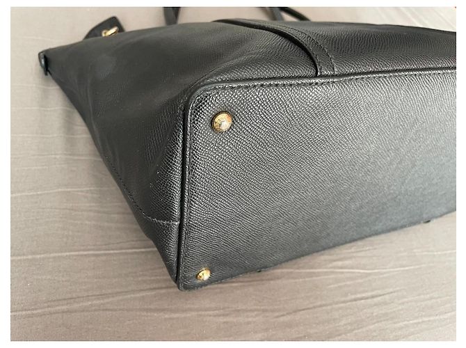 Dolce & Gabbana Miss Escape Shopper aus schwarzem Leder - Ansicht 7