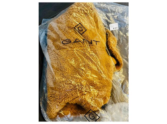 Autre Marque GANT Men's Shearling Leather Jacket - Warm Khaki - view 12