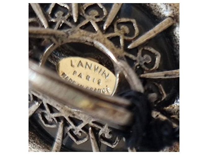 Lanvin Ring mit Perlen und schwarzen Steinen - Ansicht 4