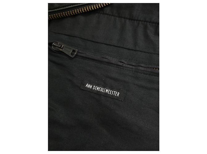 Ann Demeulemeester Black Leather Tote Duffle Bag - view 9