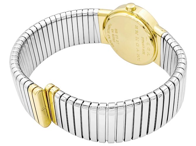 Relógio Bulgari, "Bulgari-Bulgari", modelo "BB 26", ouro e aço. - vista 3