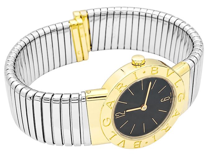 Relógio Bulgari, "Bulgari-Bulgari", modelo "BB 26", ouro e aço. - vista 4
