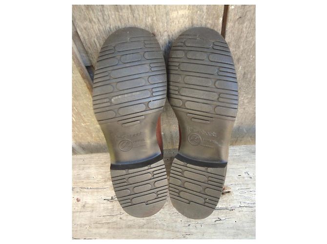 Scarpe Derby Paraboot in pelle marrone - vista 4