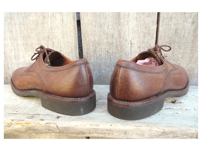 Scarpe Derby Paraboot in pelle marrone - vista 6