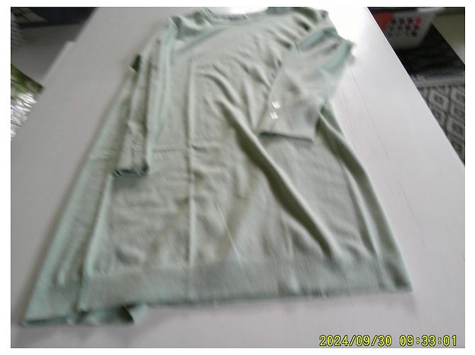 Autre Marque Vestido de malha Bristol verde pálido - vista 7