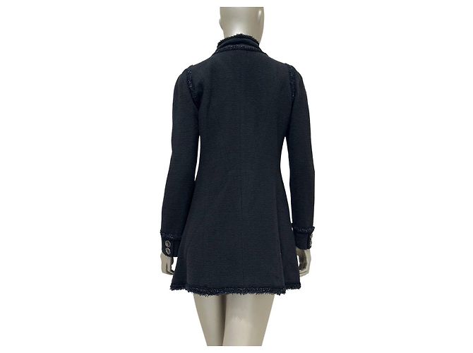 Chanel 2013 Cruise Versailles Black Tweed Jacket CC Buttons Size 40 Pre-owned - view 2