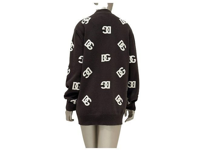 Cárdigan de lana Dolce & Gabbana DG Monogram sz.42 de segunda mano - vista 2