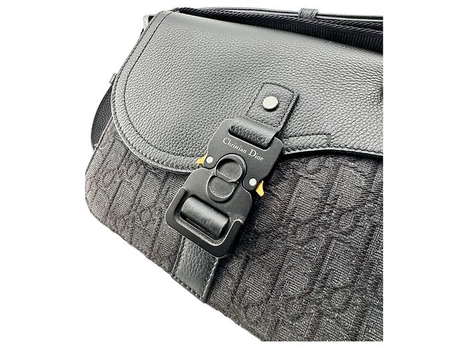 Dior — Saddle Messenger Small, Oblique Noir - vista 10