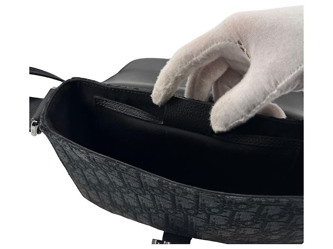 Dior — Saddle Messenger Small, Oblique Noir - vista 12