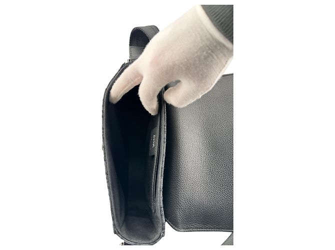 Dior — Saddle Messenger Small, Oblique Noir - vista 13