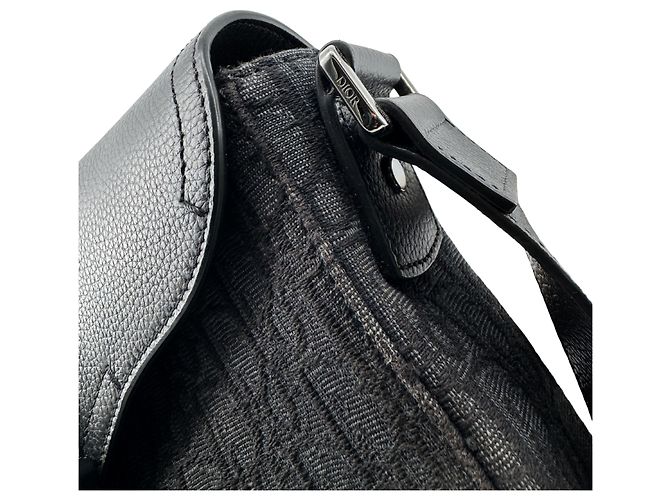 Dior — Saddle Messenger Small, Oblique Noir - vista 15