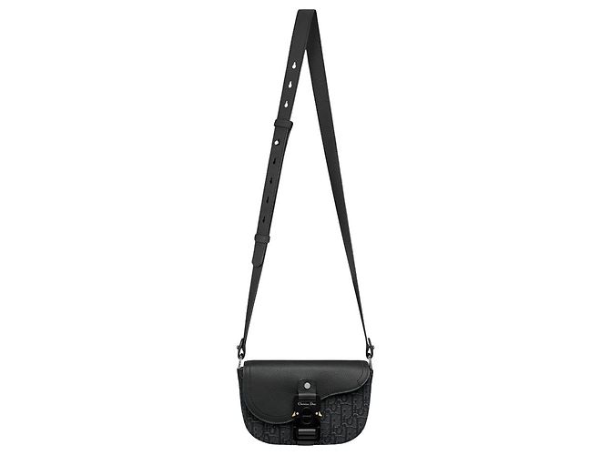 Dior — Saddle Messenger Small, Oblique Noir - vista 6