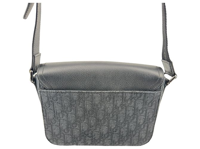 Dior — Saddle Messenger Small, Oblique Noir - vista 9