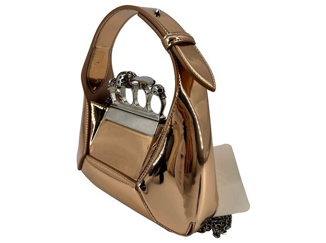 Alexander McQueen — The Jewelled Hobo, Cuir Doré - vista 5