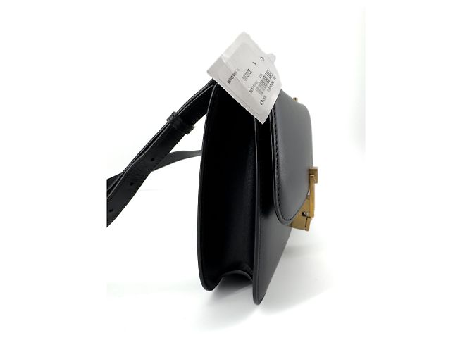 Saint Laurent — Le Carré Satchel, Pelle Nera - vista 7