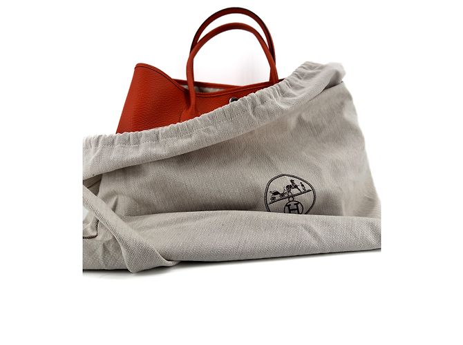 Hermès Garden Party 36 — Cuir Clémence Orange - vista 2