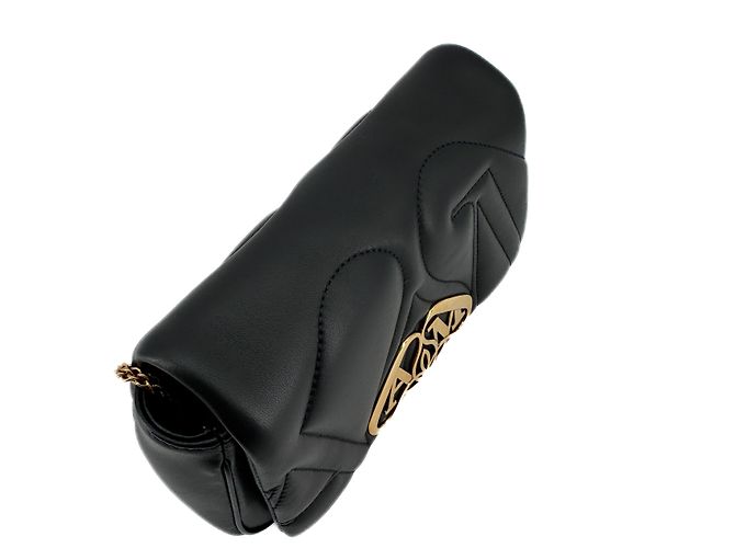 Alexander McQueen — The Seal, Pelle di Agnello Nera - vista 11