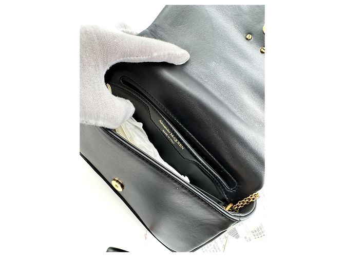 Alexander McQueen — The Seal, Pelle di Agnello Nera - vista 14