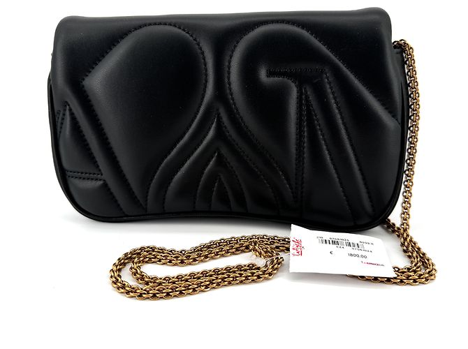 Alexander McQueen — The Seal, Pelle di Agnello Nera - vista 2