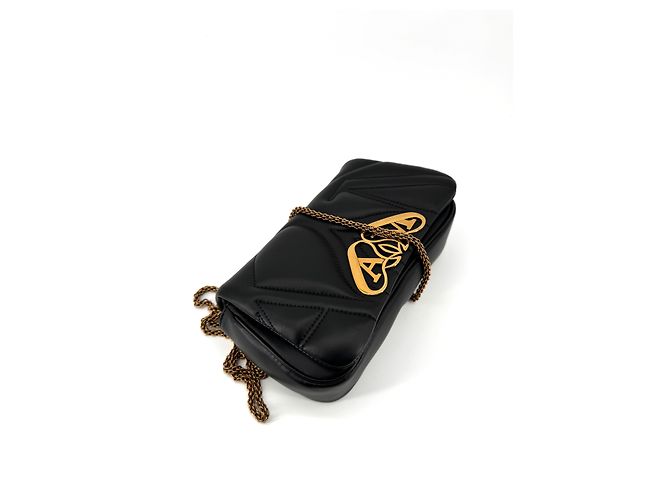 Alexander McQueen — The Seal, Pelle di Agnello Nera - vista 8