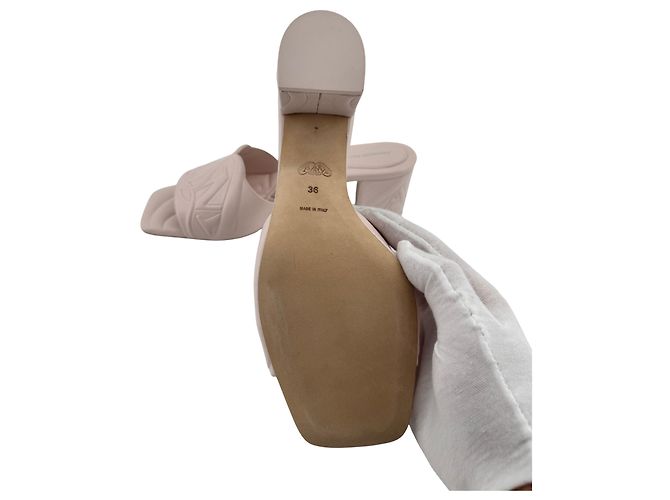 Alexander McQueen — Leder-Sandalen Powder Pink, T.36 - Ansicht 11