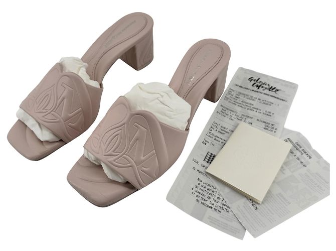 Alexander McQueen — Leder-Sandalen Powder Pink, T.36 - Ansicht 12