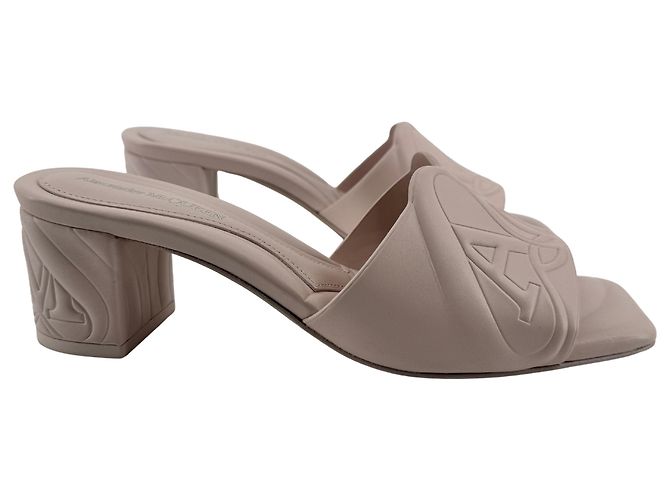 Alexander McQueen — Leder-Sandalen Powder Pink, T.36 - Ansicht 2