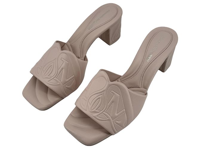 Alexander McQueen — Leder-Sandalen Powder Pink, T.36 - Ansicht 8
