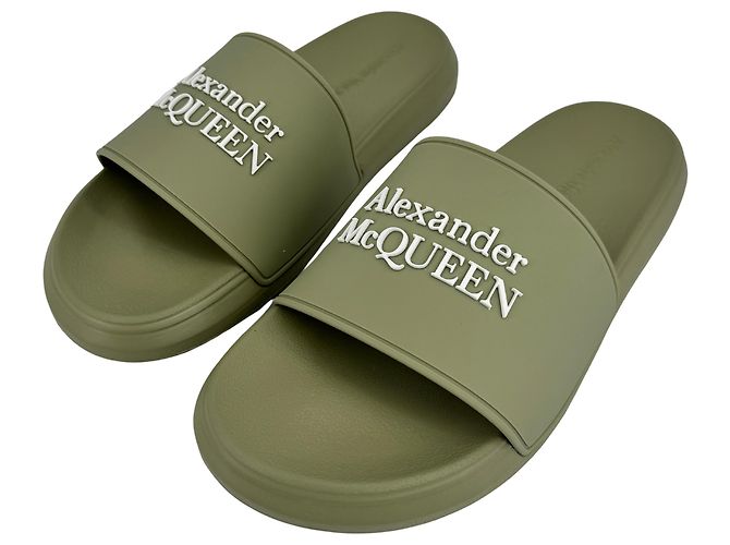 Alexander McQueen — Chanclas Verde Salvia - vista 3