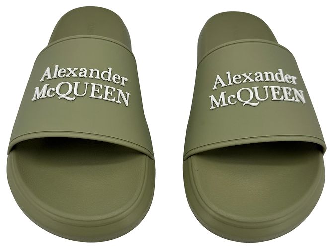 Alexander McQueen — Chanclas Verde Salvia - vista 4