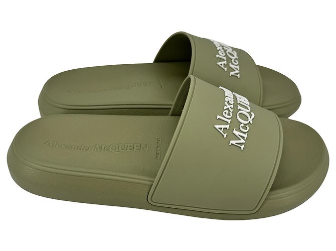 Alexander McQueen — Chanclas Verde Salvia - vista 5