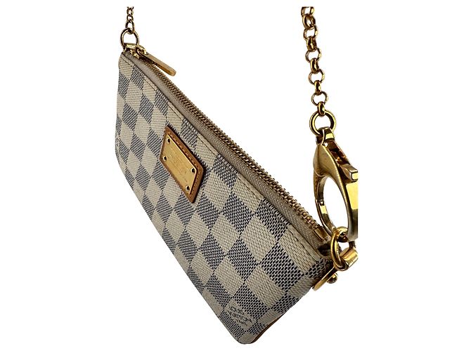 Louis Vuitton — Pochette Mila PM, Damier Azur - vista 5
