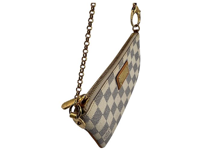 Louis Vuitton — Pochette Mila PM, Damier Azur - vista 6