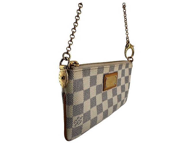 Louis Vuitton — Pochette Mila PM, Damier Azur - vista 7