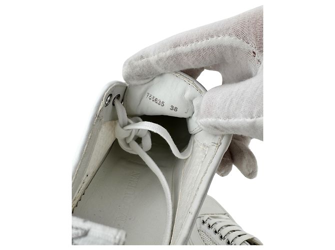 Alexander McQueen — Tread Slick Raffia Blanc, T.38 - Ansicht 10
